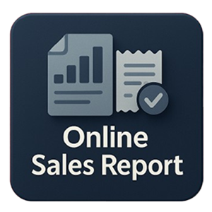 Online Sales Report button